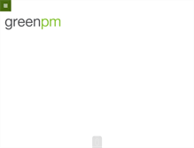 Tablet Screenshot of greenpm.co.uk